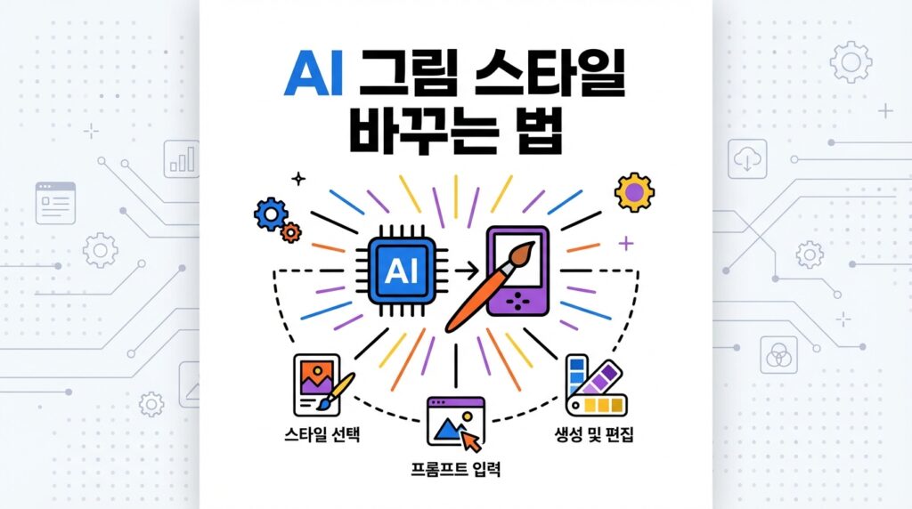 AI 그림 스타일 바꾸는 법