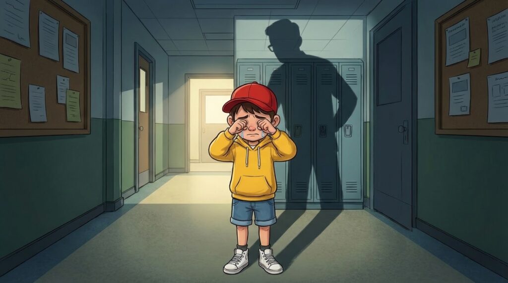 AI 캐릭터 얼굴 고정하는 법 : 웹툰 작가처럼 똑같은 얼굴 계속 그리기 6 선생님한테 혼나는 소년