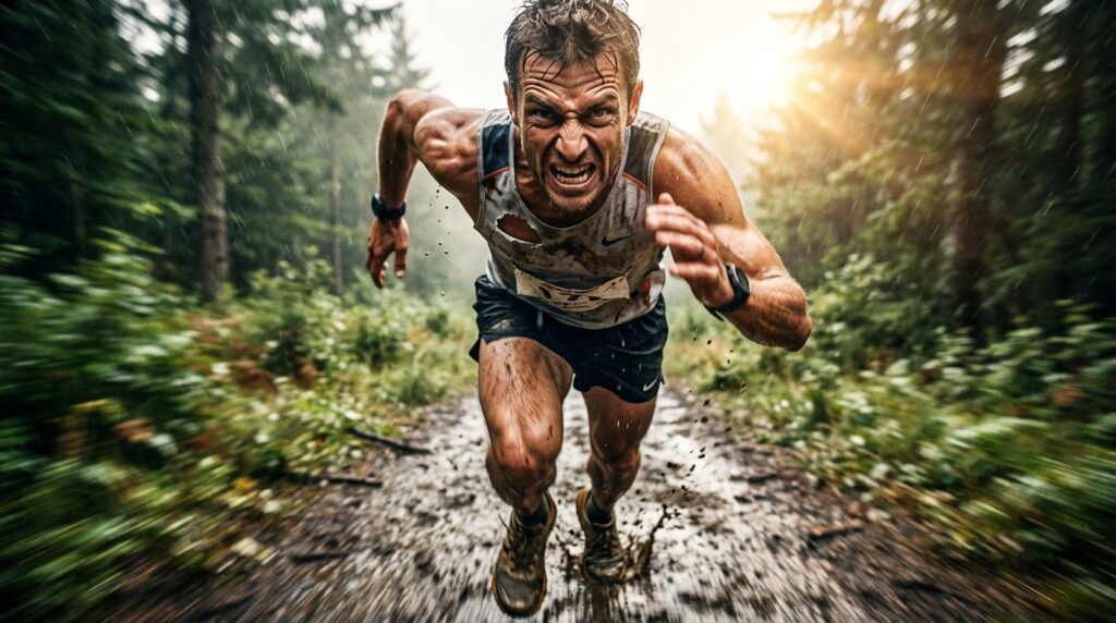 AI 캐릭터 포즈 지정하는 법 : 팔짱 끼고 다리 꼬기 내 맘대로 시키기 5 급박하게 달려가는 액션 장면