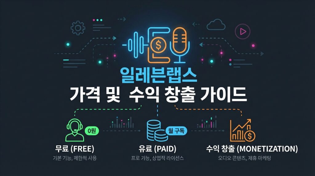 목소리 녹음 없이 유튜브 한다고? 일레븐랩스(ElevenLabs) 무료 유료 가격 그리고 수익 창출까지 싹~ 정리해봤어요!