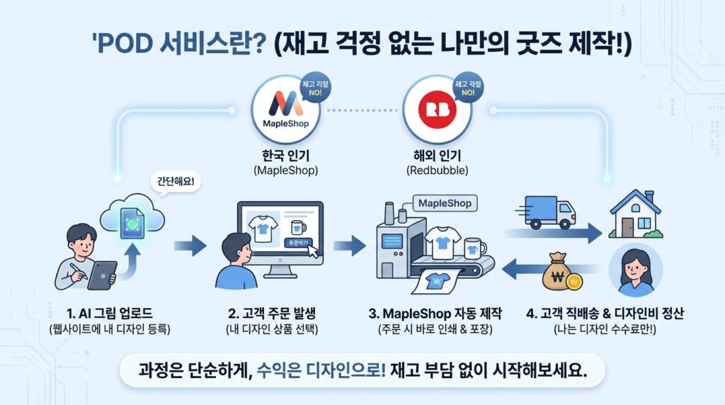 재고 걱정 없는 나만의 쇼핑몰 (POD 굿즈)