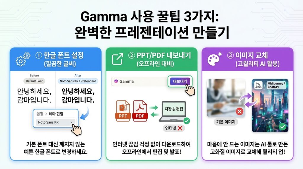 감마 사용 꿀팁 3가지